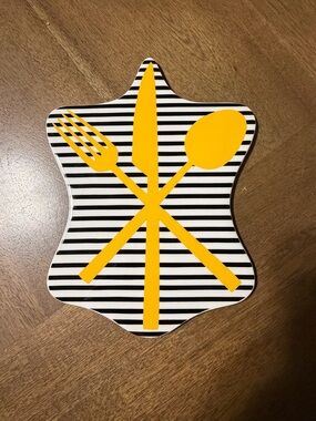 Coton Colors Happy Everything Yellow Cutlery large attachment.